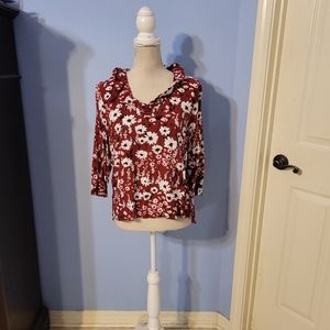 Crown & Ivy Petite Small Womens Blouse